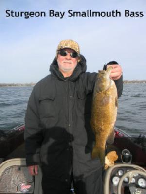 Sturgeon Bay, WI smallmouth for buddy Bill Pocius May 2013