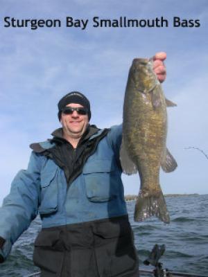 Sturgeon Bay smallouth bass for Captain Doug Kloet May 2013