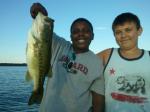 Lake Geneva young clients with nice bass Summer 2013