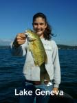 Lake Geneva, Wisconsin client with a nice bass 2012